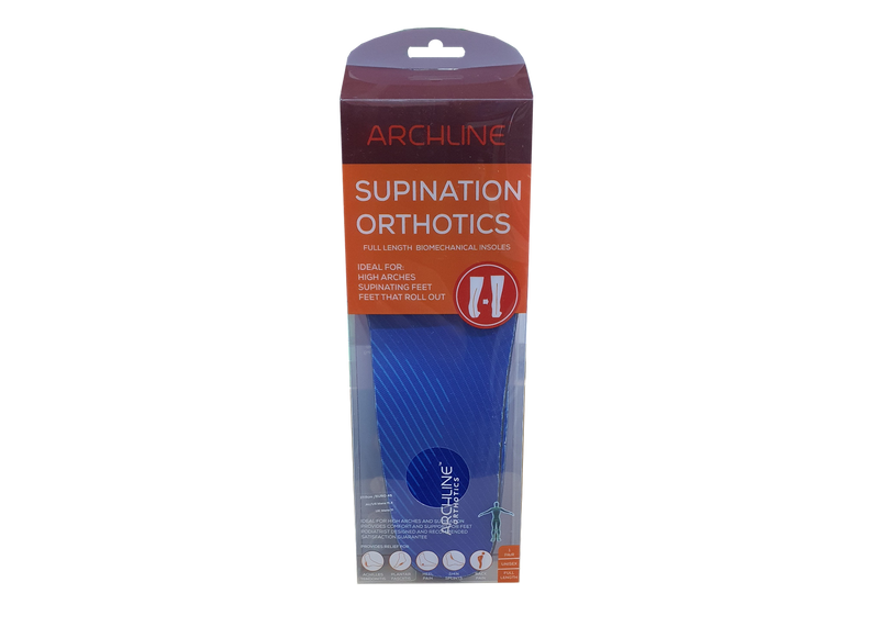 Load image into Gallery viewer, Archline Supination Orthotic Insoles - Full Length (Unisex) Plantar Fasciitis High Arch
