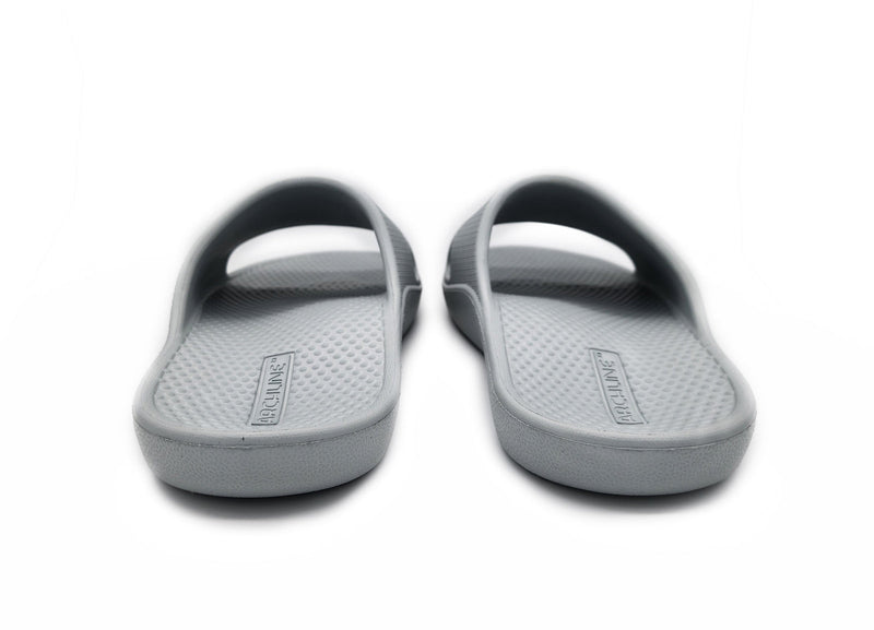 Load image into Gallery viewer, Archline Rebound Orthotic Slides Flip Flop Thongs Slip On Arch Support - Stone Grey
