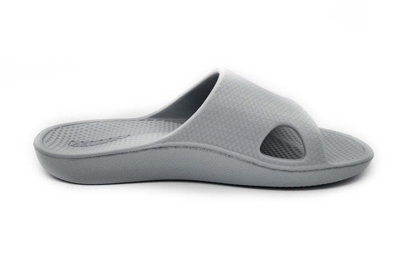 Load image into Gallery viewer, Archline Rebound Orthotic Slides Flip Flop Thongs Slip On Arch Support - Stone Grey
