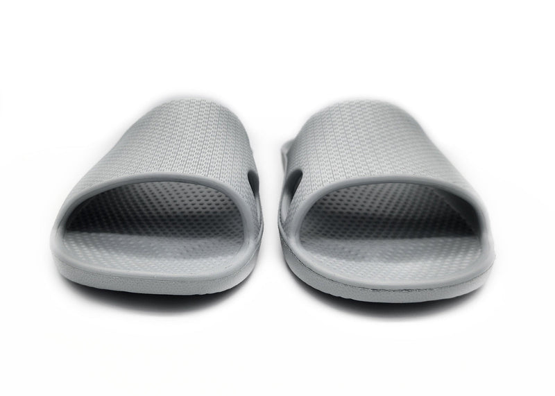 Load image into Gallery viewer, Archline Rebound Orthotic Slides Flip Flop Thongs Slip On Arch Support - Stone Grey
