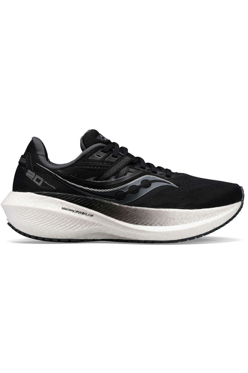 Load image into Gallery viewer, Saucony Triumph 20 Womens Running Shoes - Black/White | Adventureco
