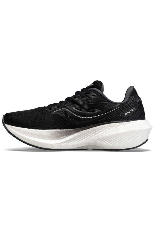 Saucony Triumph 20 Womens Running Shoes - Black/White