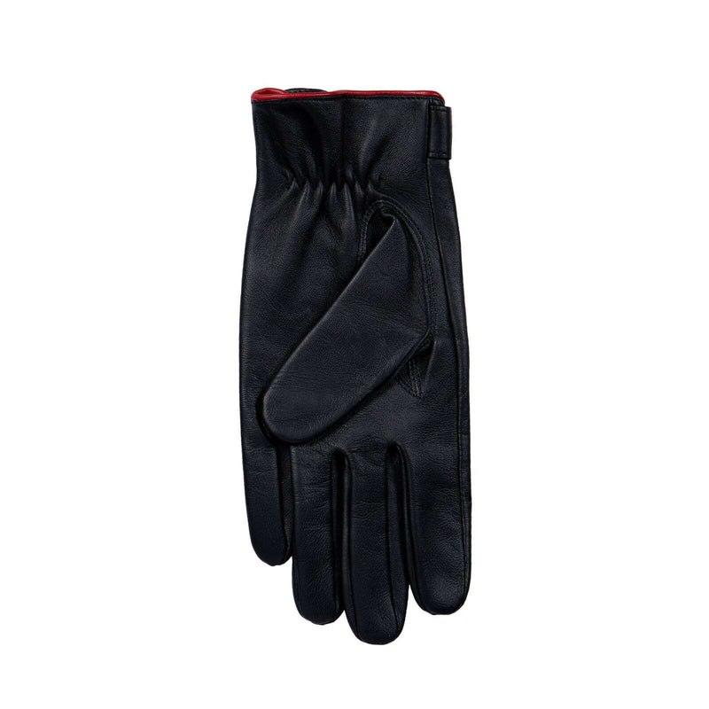 Load image into Gallery viewer, Dents Mens Suited Racer Touchscreen Leather Driving Gloves w/ Wristwatch Cut-Out
