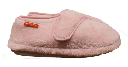 ARCHLINE Orthotic Plus Slippers Closed Scuffs - Pink | Adventureco