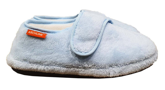 ARCHLINE Orthotic Plus Slippers Closed Moccasins - Baby Blue