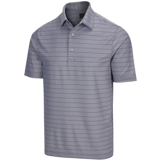 Greg Norman Mens Freedom Micro Stripe Polo Shirt Golf - Navy | Adventureco