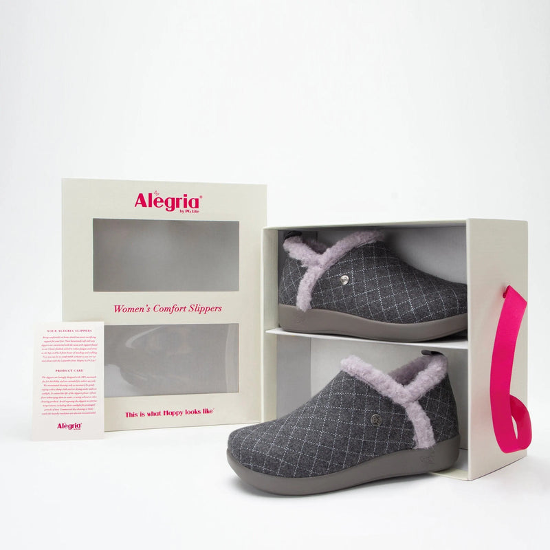 Load image into Gallery viewer, Alegria Womens Cozee Lightweight Slippers - Smoke
