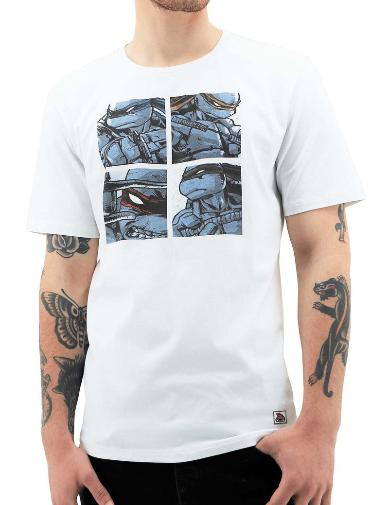 Load image into Gallery viewer, Teenage Mutant Ninja Turtles Mens T Shirt Tee Top Cowbunga - White
