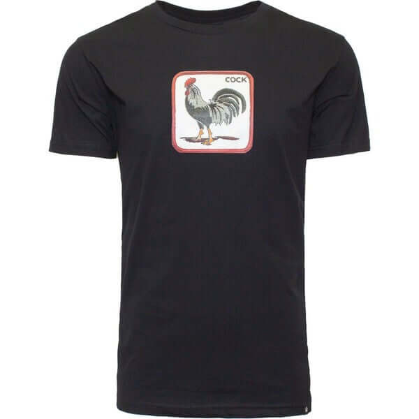 Goorin Bros The Animal Farm T Shirt Rooster - Made in Portugal - Black | Adventureco