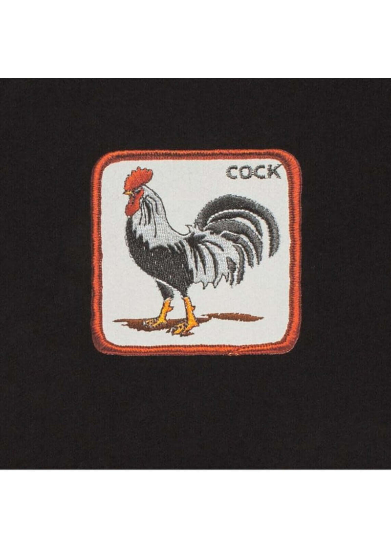 Load image into Gallery viewer, Goorin Bros The Animal Farm T Shirt Rooster - Made in Portugal - Black

