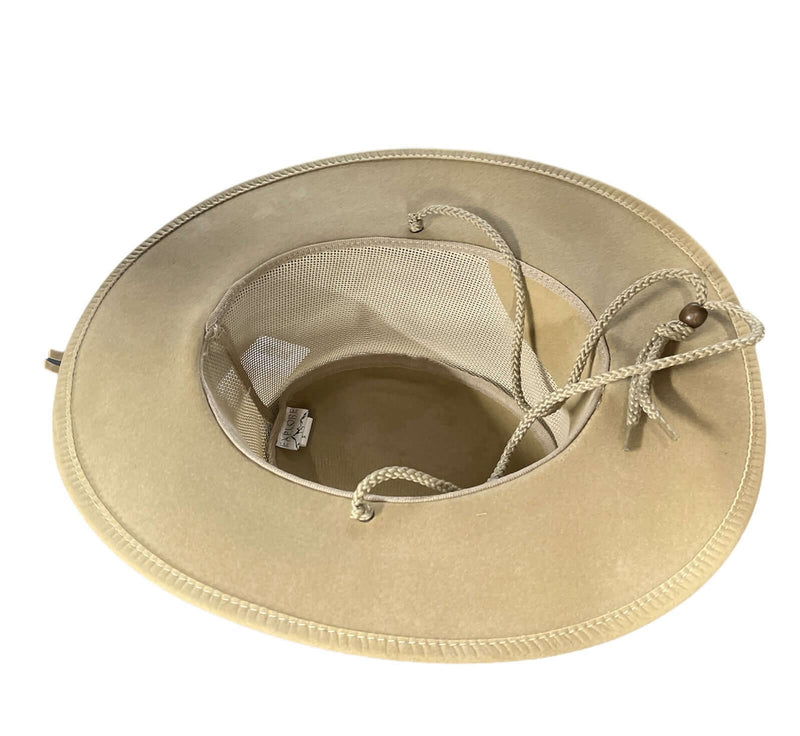 Load image into Gallery viewer, Dents Cooler Western Wide Brim Hat Sun Summer Outback Breathable - Stone
