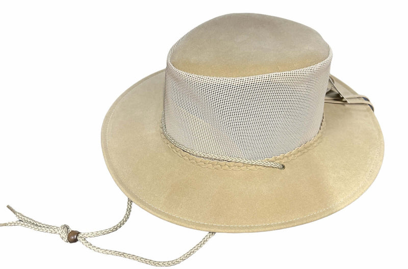 Load image into Gallery viewer, Dents Cooler Western Wide Brim Hat Sun Summer Outback Breathable - Stone
