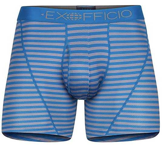 ExOfficio Mens Give-N-Go Sport Mesh Print 6" Boxer Briefs Underpants Underwear | Adventureco