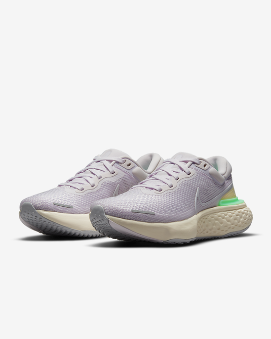 Nike Zoomx Invincible Run Flyknit Womens Running Shoes - Light Violet/White | Adventureco