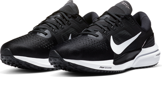 Nike Air Zoom Vomero 15 Womens Running Shoes Sneakers Runners - Black/White | Adventureco