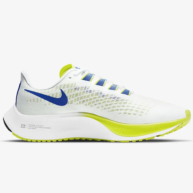 Load image into Gallery viewer, Nike Womens Air Zoom Pegasus 37 Shoes Runners Sneakers - White/Blue/Cyber/Multi
