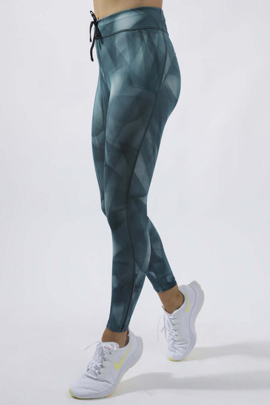 Nike Womens Epic Faster Run Division 7/8 Running Tights - Blue