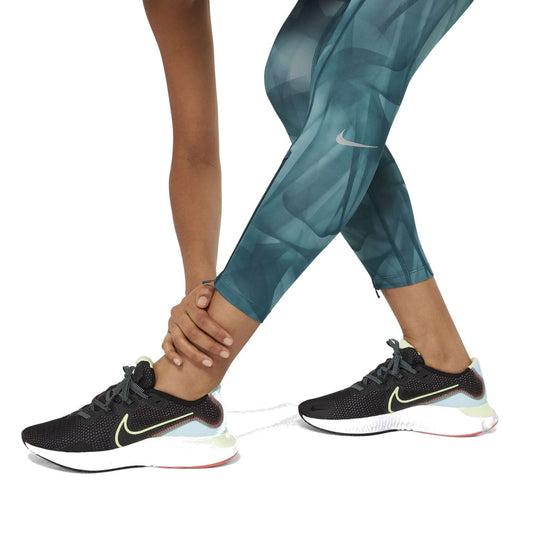 Nike Womens Epic Faster Run Division 7/8 Running Tights - Blue