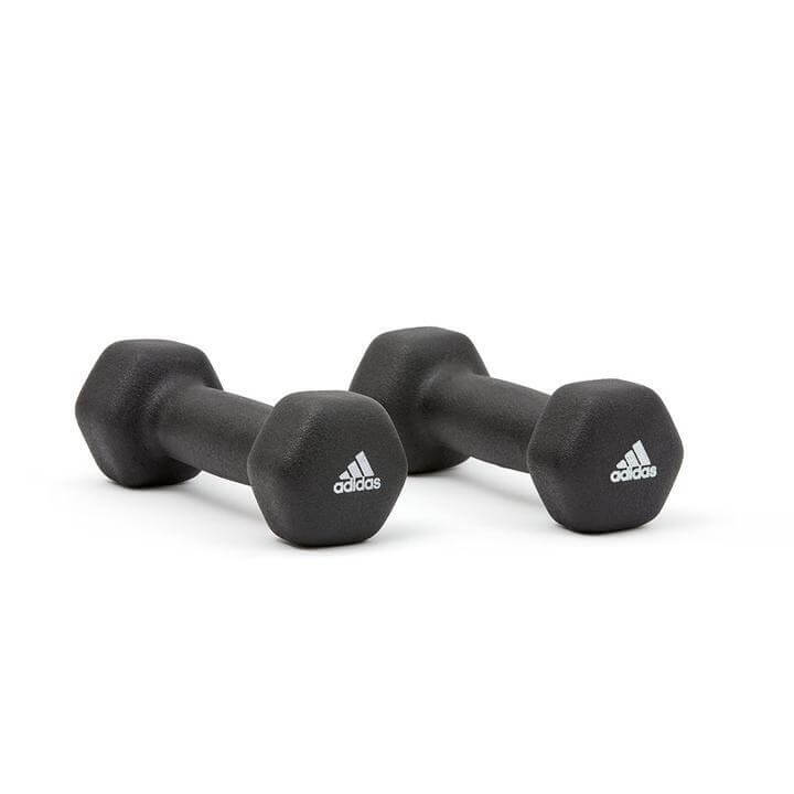 Load image into Gallery viewer, 2pc Adidas Hex Dumbbells Gym Training Fitness Weight Lifting Sport Workout | Adventureco
