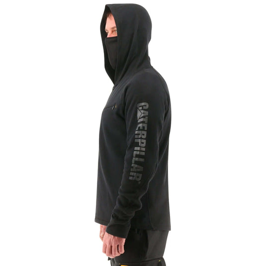 Caterpillar Mens ViralOff Hooded Sweatshirt - Black