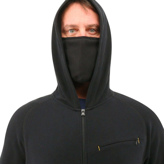 Caterpillar Mens ViralOff Hooded Sweatshirt - Black