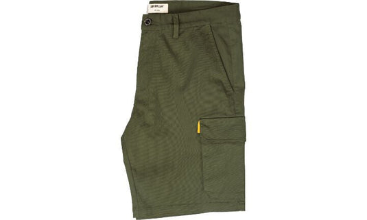 CAT Mens Stretch Cargo Shorts Caterpillar Work Workwear Bottoms - Marshland