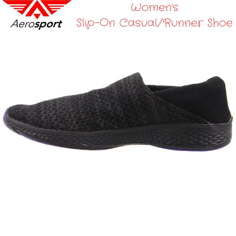 Load image into Gallery viewer, AEROSPORT Strive Womens Casual Runners Gym Shoes Knit Mesh Jogging
