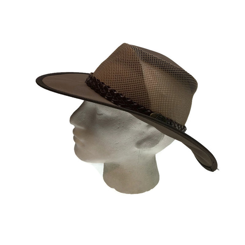 Load image into Gallery viewer, JACARU Canvas Cooler Hat Outback Foldable
