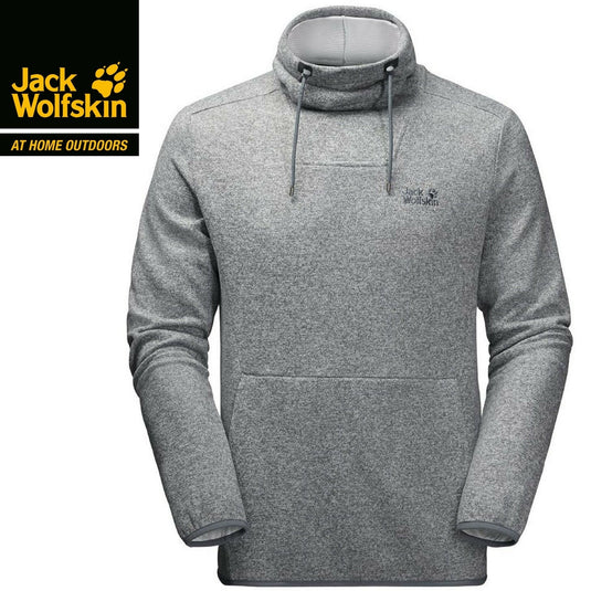 Jack Wolfskin Mens Finley Pullover Sweater High Collar Warm Winter Jumper | Adventureco