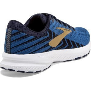 Brooks Mens Launch 6 Running Shoes - Peacoat/Blue/Gold | Adventureco