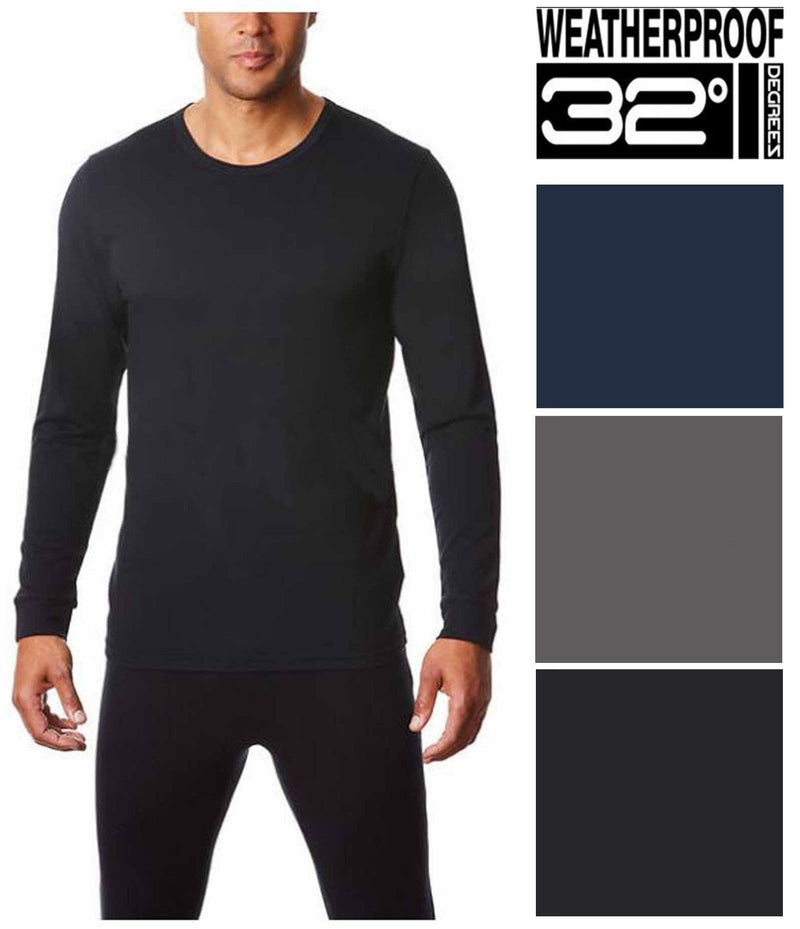 Load image into Gallery viewer, 32 Degrees Mens Base Layer Thermal Long Sleeve Top Crew Neck Thermals
