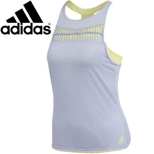 Adidas Womens Melbourne Tank Top Climacool Fitted Tennis Sport - Chalk Blue