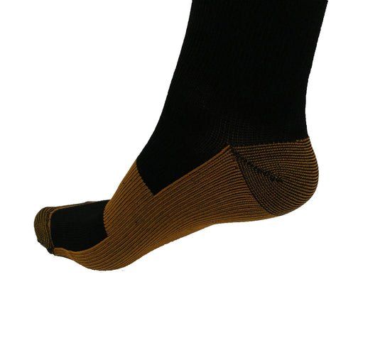 AXIGN Medical Compression Stockings Socks Travel Flight Circulation High - Black | Adventureco