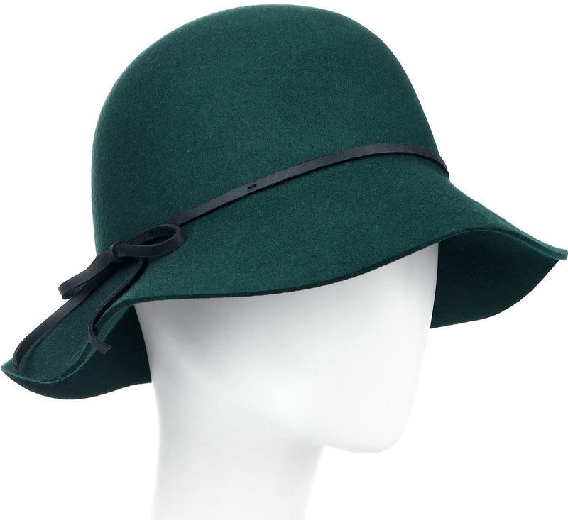 Load image into Gallery viewer, Goorin Brothers Mrs. Blanc Womens Wool Felt Cloche Hat - Teal
