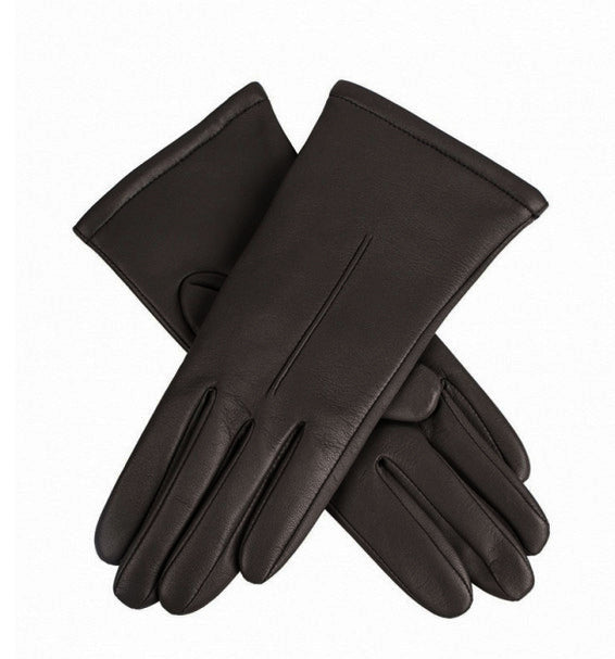 Load image into Gallery viewer, DENTS Womens Leather Gloves Warm Classic Winter Ladies - Black | Adventureco
