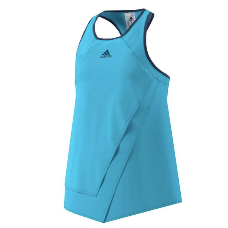 Load image into Gallery viewer, ADIDAS Girls Melbourne Line Tank Top Tennis Sports Kids Childrens - Samba Blue
