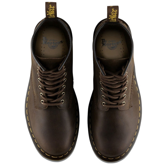 Dr. Martens 1460 8 Up Crazy Horse Leather Boots Shoes