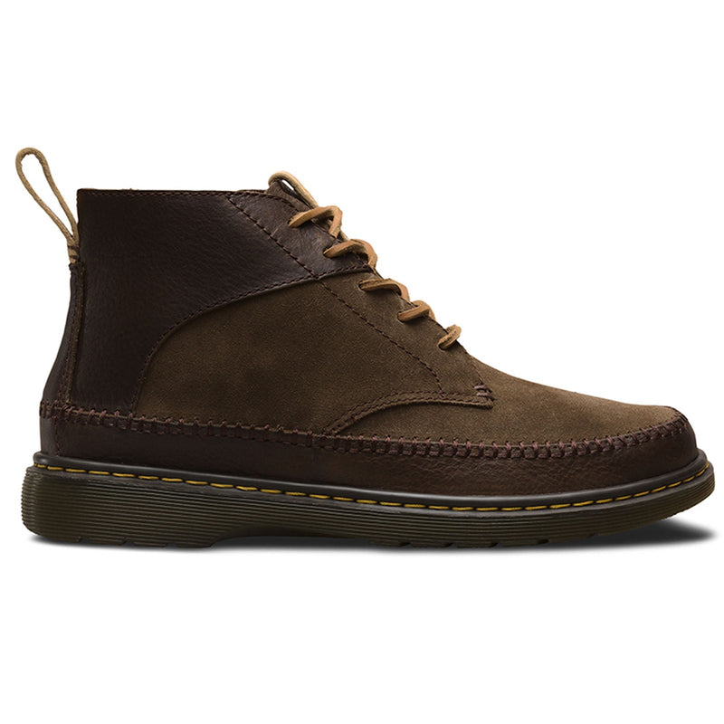 Load image into Gallery viewer, Dr. Martens Flloyd Mens 5 Eye Leather Chukka Boots Shoes - Dark Brown
