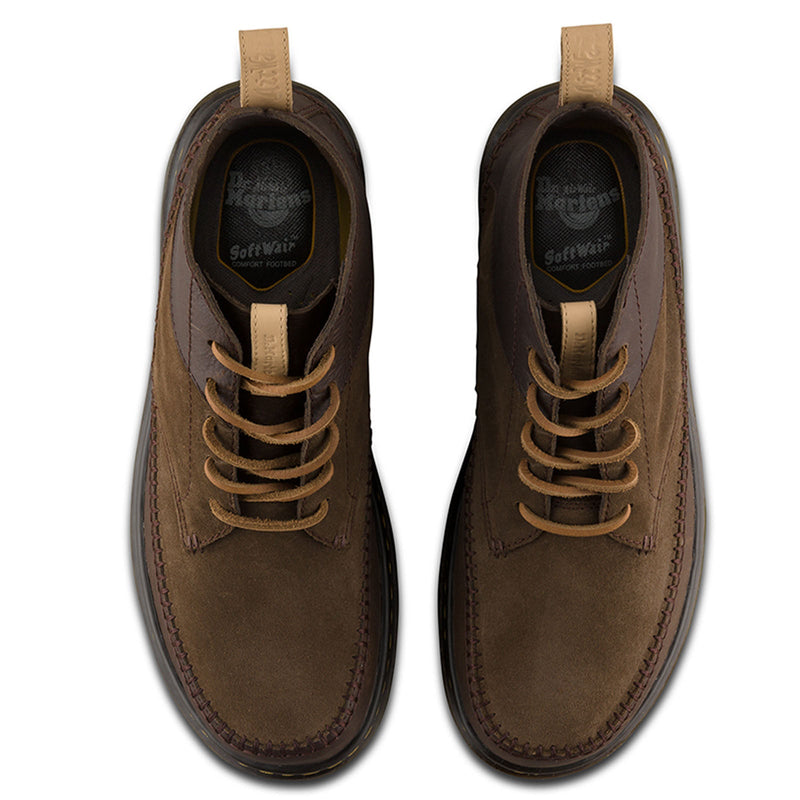 Load image into Gallery viewer, Dr. Martens Flloyd Mens 5 Eye Leather Chukka Boots Shoes - Dark Brown
