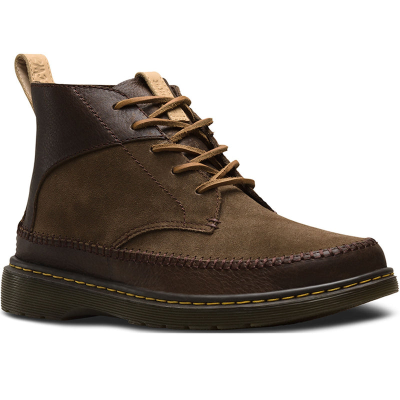 Load image into Gallery viewer, Dr. Martens Flloyd Mens 5 Eye Leather Chukka Boots Shoes - Dark Brown | Adventureco
