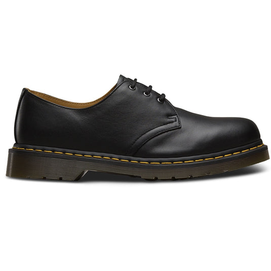 Dr. Martens 1461 Black Nappa Genuine Soft Leather Shoes 3 Eye Gibson Low Top | Adventureco