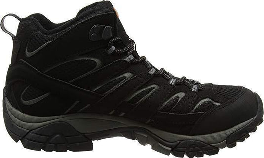 Merrell Mens Moab 2 MID GTX Hiking Shoes Boots Trail Outdoor Mountain - Black