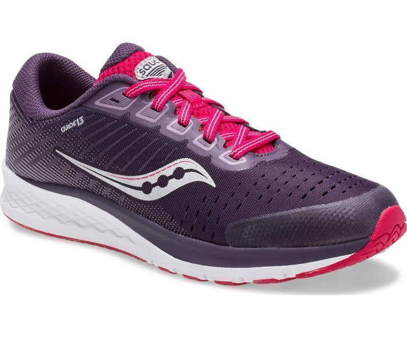 Load image into Gallery viewer, Saucony Guide 13 Kid&#39;s - Dusk/Berry
