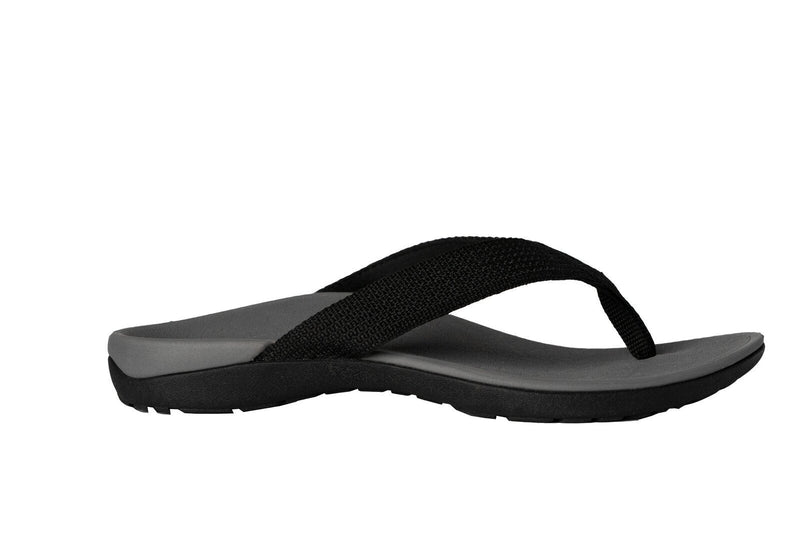 Load image into Gallery viewer, AXIGN Premium Orthotic Arch Support Flip Flops - Grey/Black
