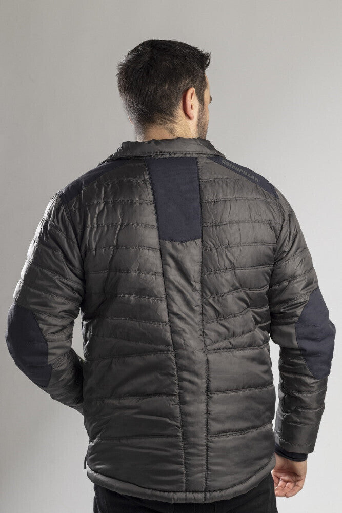 Load image into Gallery viewer, Caterpillar Mens Triton Boreas Quilted Insulated Puffer Jacket - Dark Shadow
