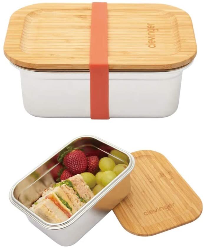 Load image into Gallery viewer, Stainless Steel Snack Box Food Container Storage Lunch BPA Free - 800ml
