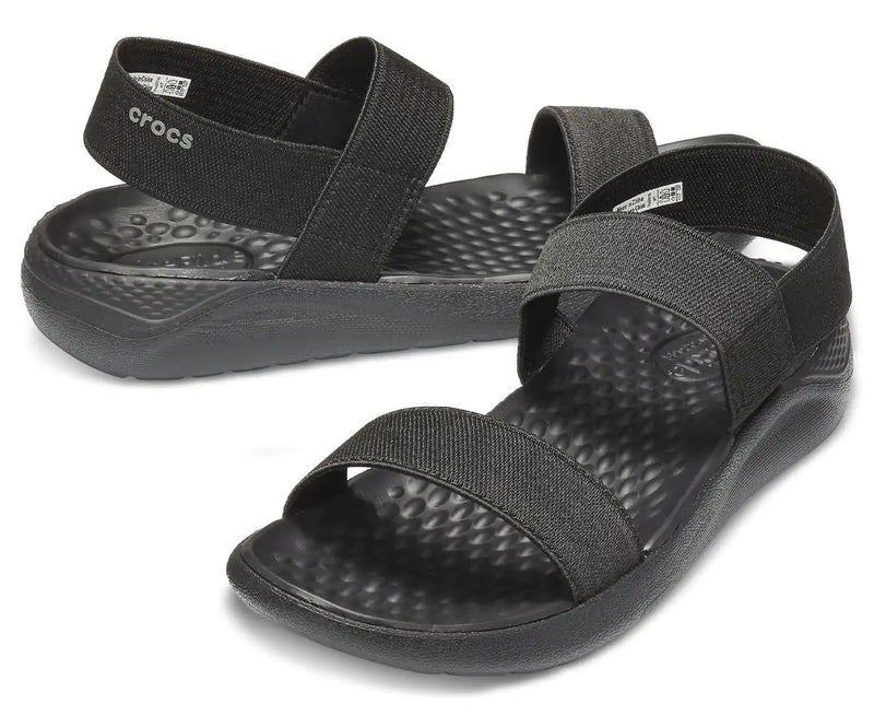 Load image into Gallery viewer, Crocs Womens LiteRide Sandal Summer Sandals - Black/Black
