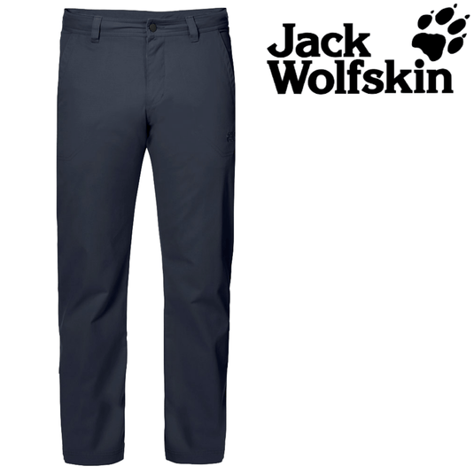 Jack Wolfskin Drake Mens Pants Organic Cotton Pockets Wind-resistant Trousers | Adventureco