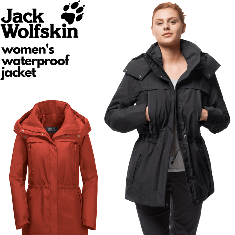 Load image into Gallery viewer, Jack Wolfskin Womens Fairway Ecosphere Jacket Waterproof Windproof Warm
