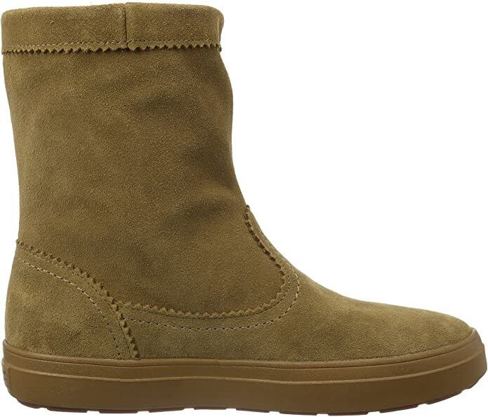 Load image into Gallery viewer, Crocs LodgePoint Womens Suede Leather Pull On Boots Ugg - Hazelnut
